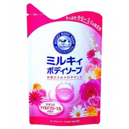 Молочное мыло для тела с аминокислотами шелка и ароматом цветов Gyunyu Sekken